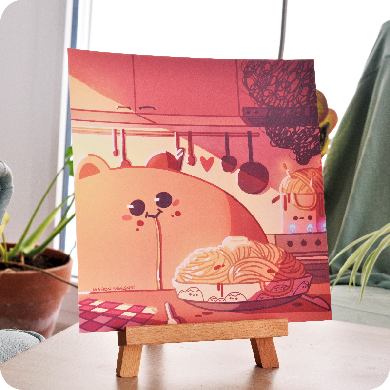 Illustration Pâtes au beurre