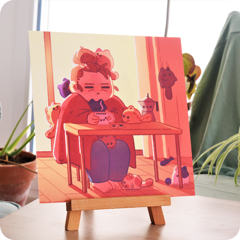 Morning Coffee Illustration