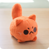 Peluche chat roux