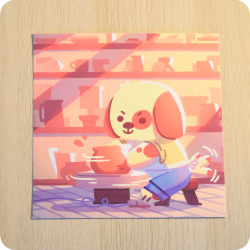 Illustration Chien Potier