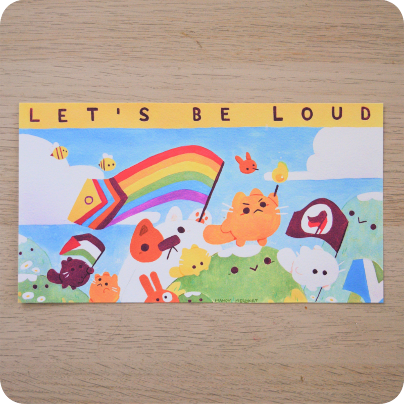 Illustration Lets be Loud