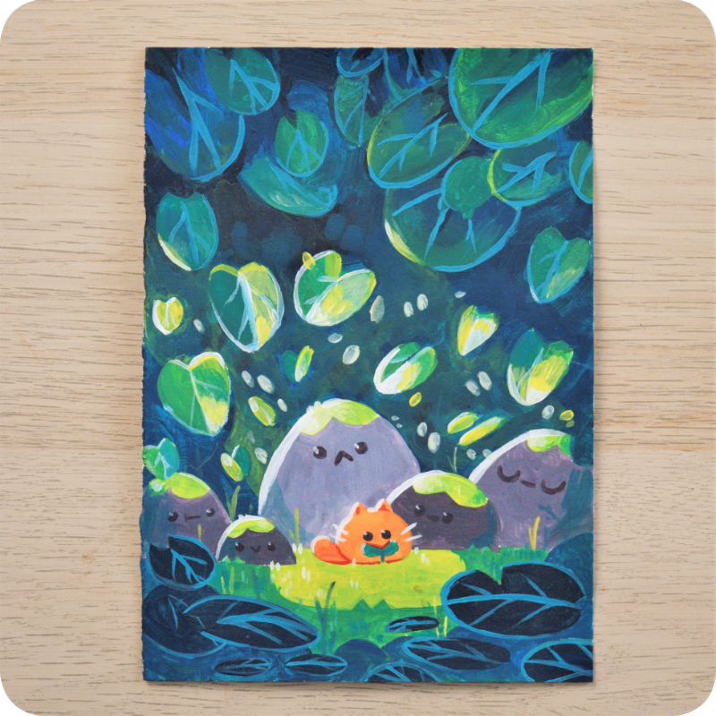 Peinture Originale - Forêt