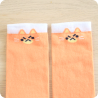 Chaussettes chat roux