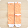 Chaussettes chat roux