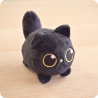 Peluche chat noir