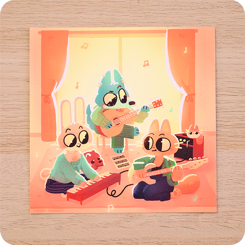 Music Band Illustration