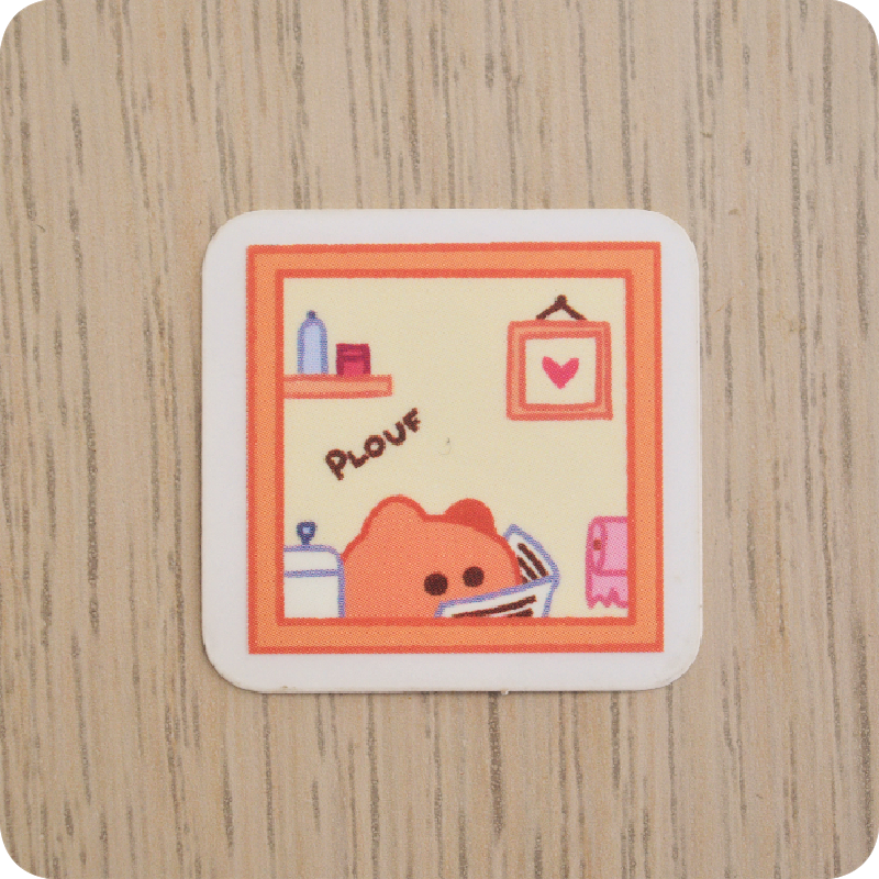 Toilet Window Sticker