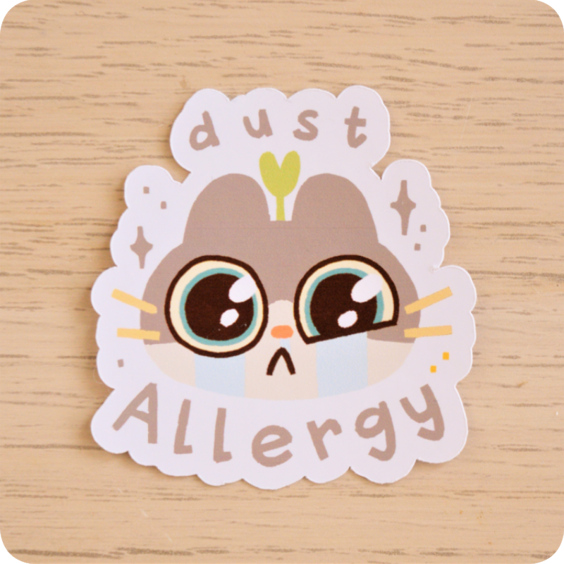Sticker Dust Allergy