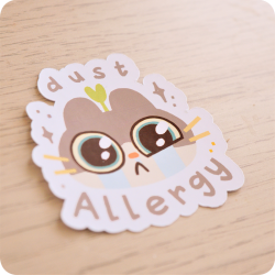 Sticker Dust Allergy