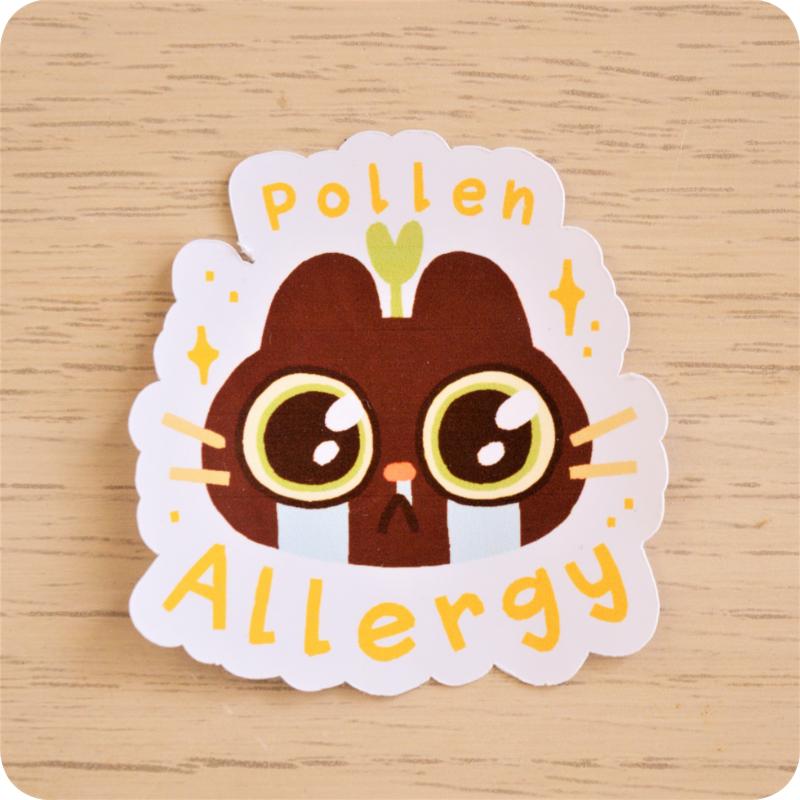 Sticker Pollen Allergy