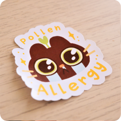 Sticker Pollen Allergy