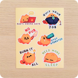 copy of Sticker Burn it all