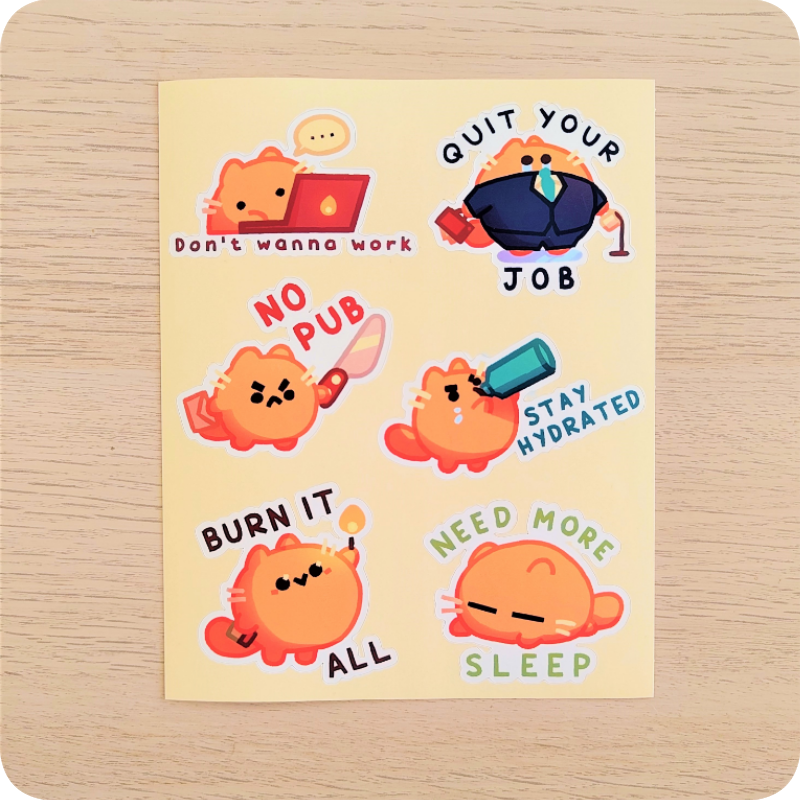 copy of Sticker Burn it all