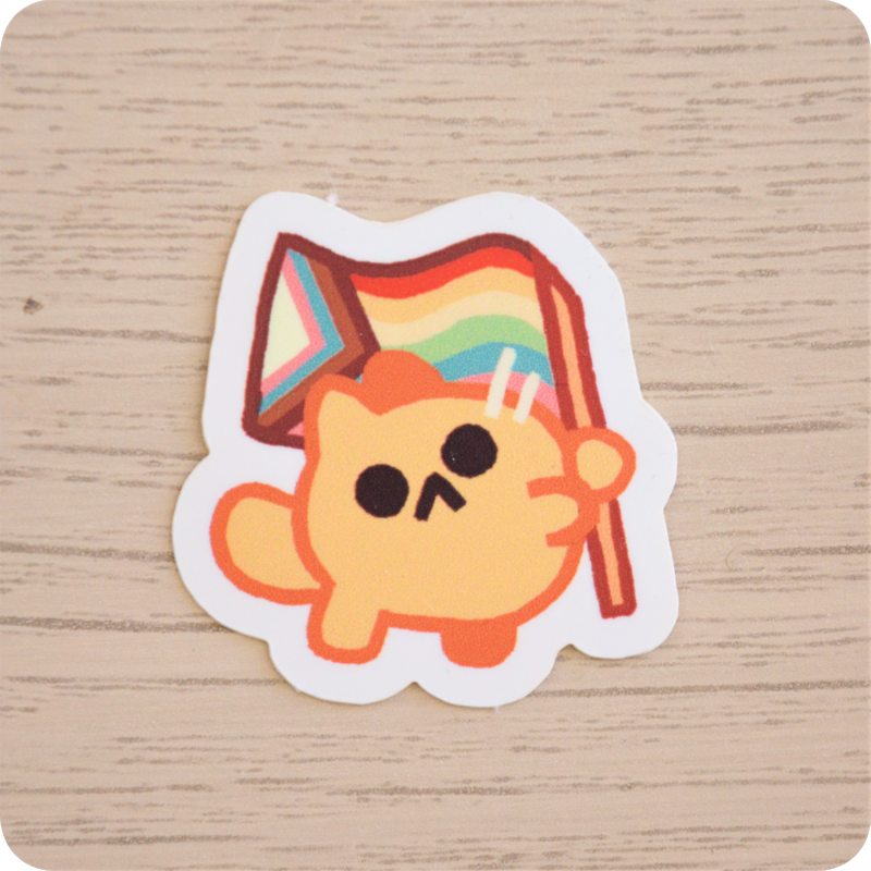 LGBTQIA+ Flag Sticker