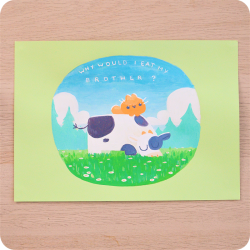 Peinture Originale - Vache