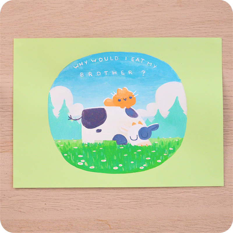 Original Painting - Cow
