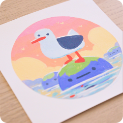Original Painting - Seagull