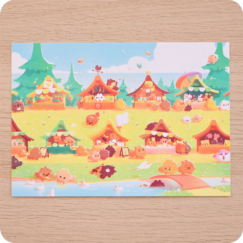 Art market Illustration