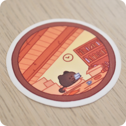 Attic Window Sticker